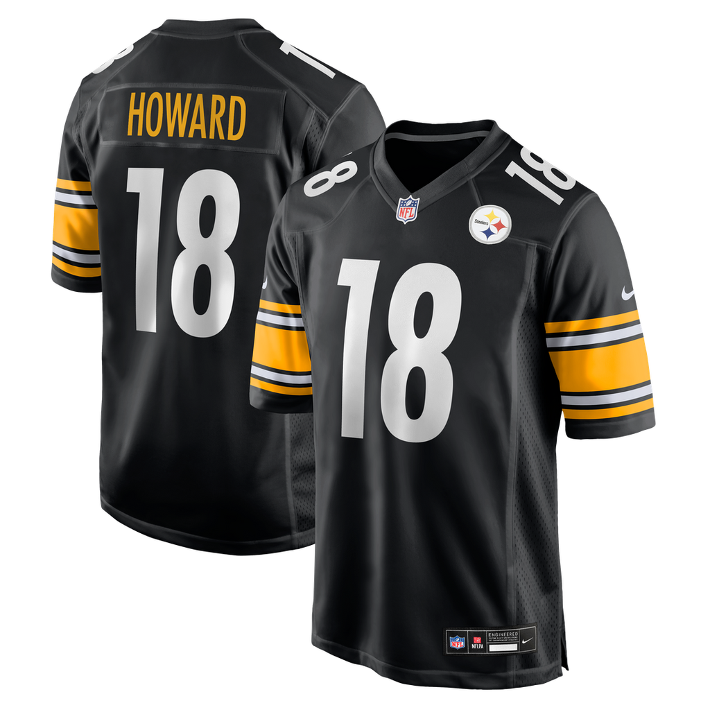 Will Howard Pittsburgh Steelers Nike Team Game Jersey - Black