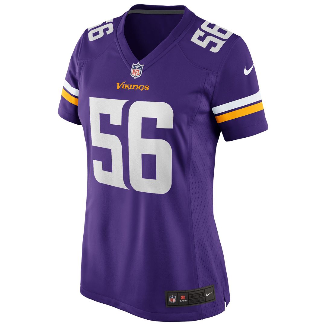 Chris Doleman Minnesota Vikings Nike Women's Game Retired Player Official Jersey - Purple