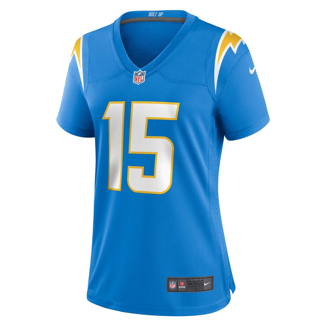 Ladd McConkey Los Angeles Chargers Nike Women's Alternate Super Chargers Game Official Jersey - Navy