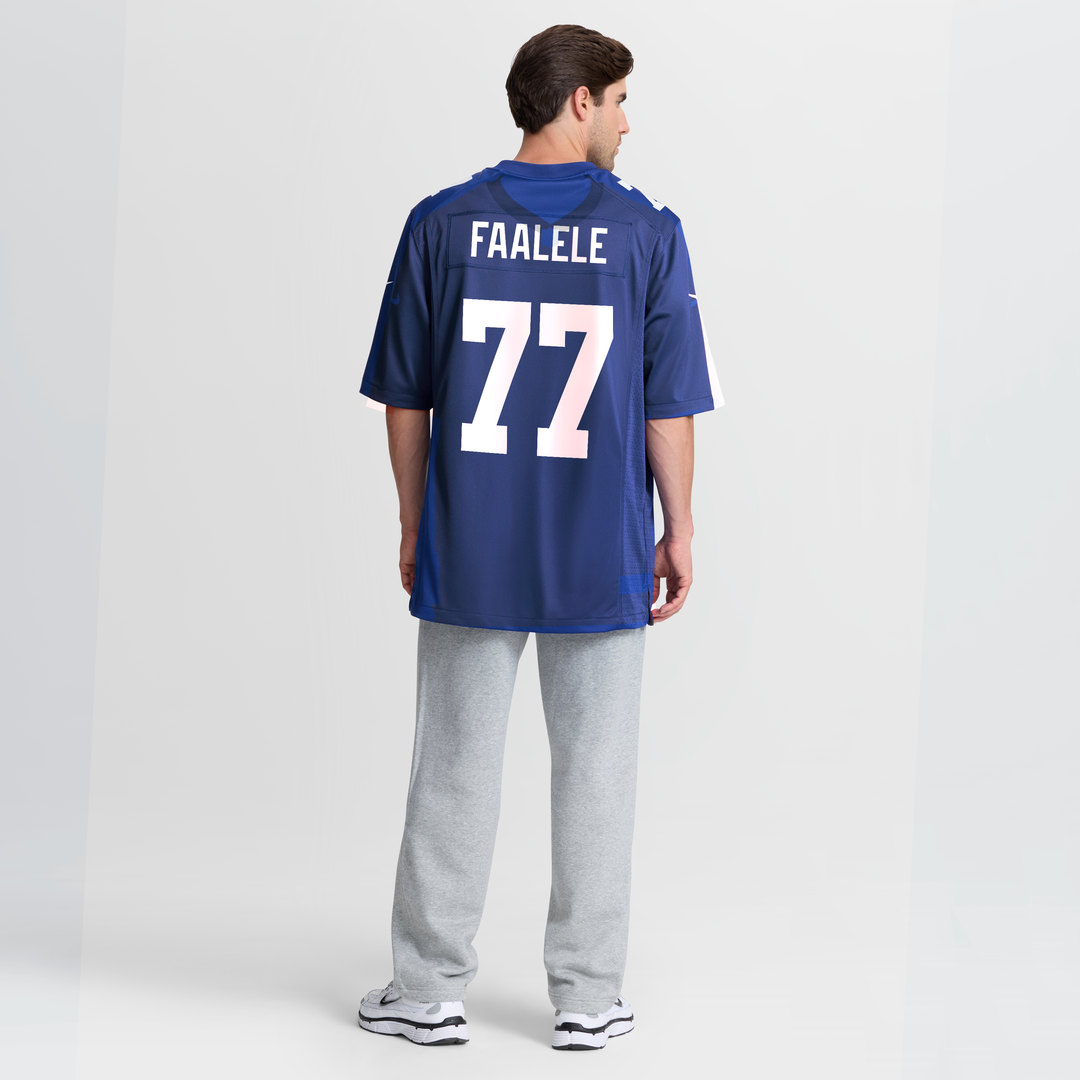 Daniel Faalele New York Giants Nike Team Game Official Jersey - Royal