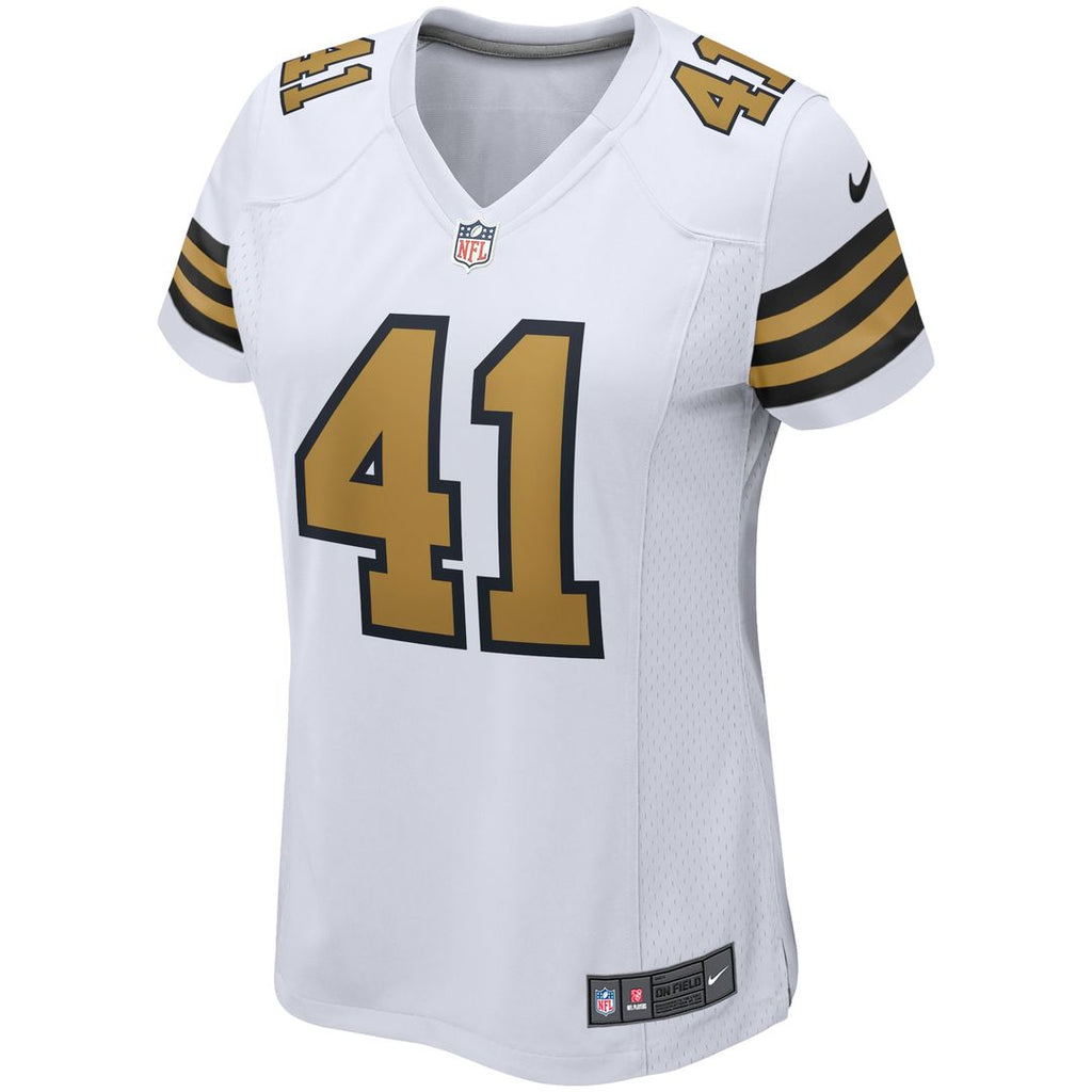 Alvin Kamara New Orleans Saints Nike Women's Alternate Game Player Official Jersey - White
