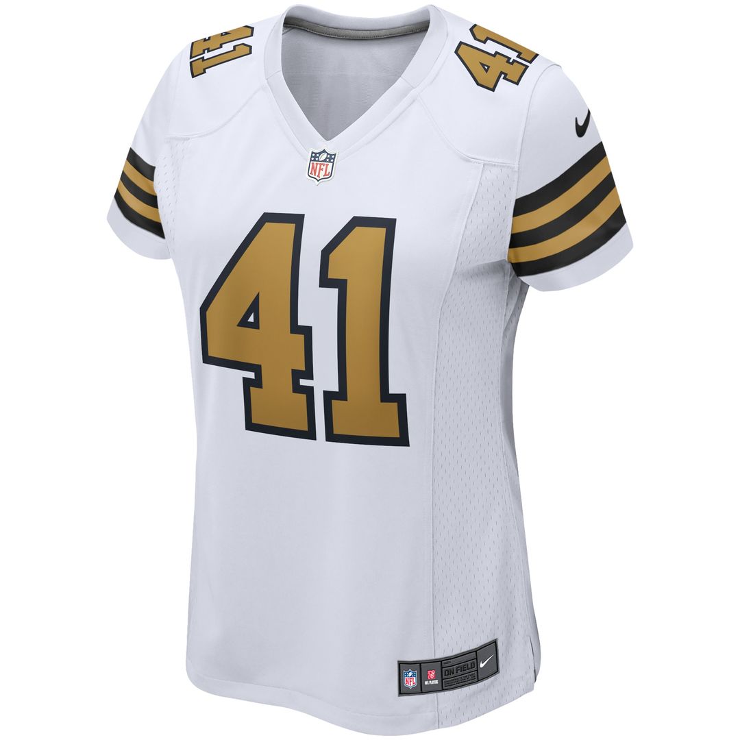 Alvin Kamara New Orleans Saints Nike Women's Alternate Game Player Official Jersey - White