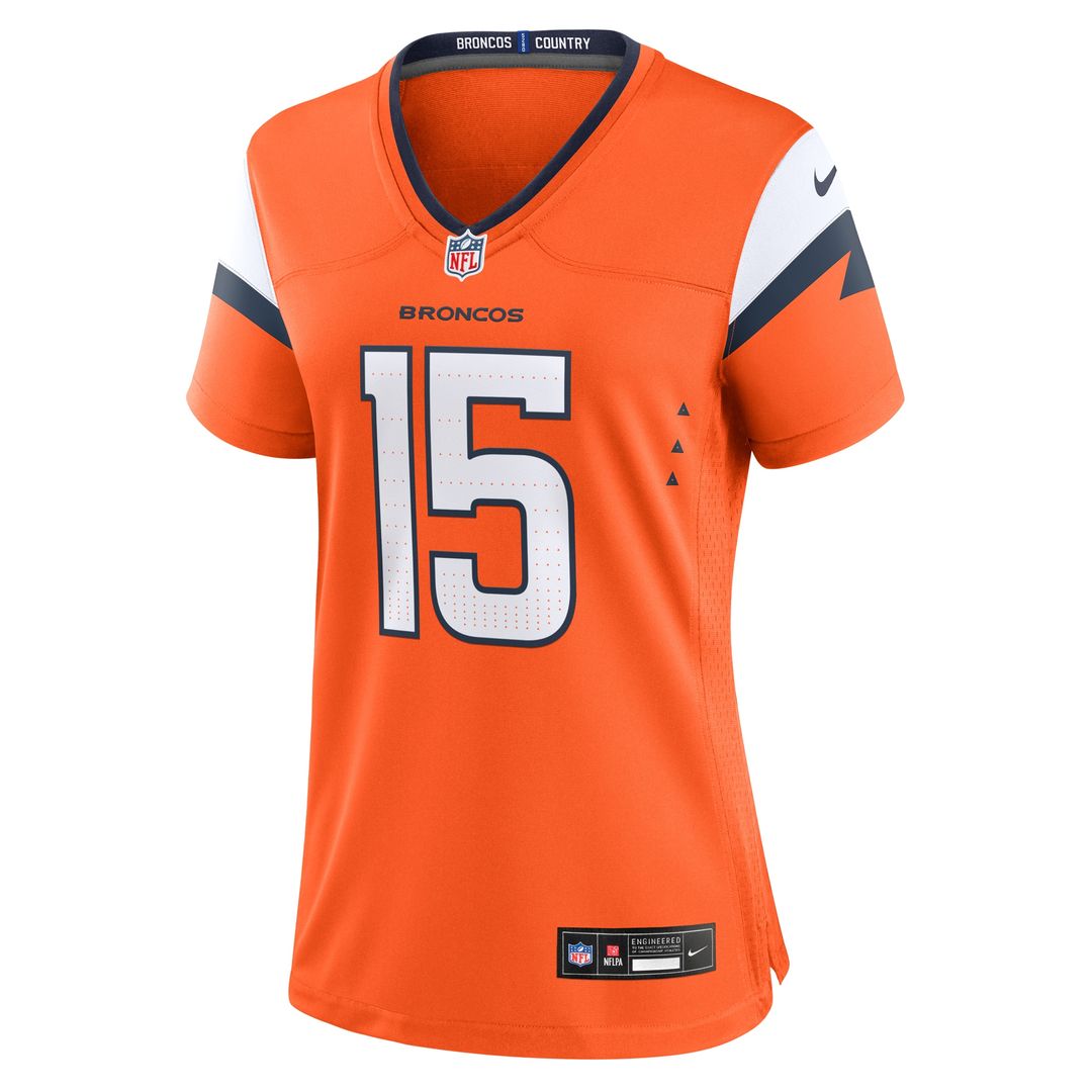 Nik Bonitto Denver Broncos Nike Women's Team Game Jersey - Orange