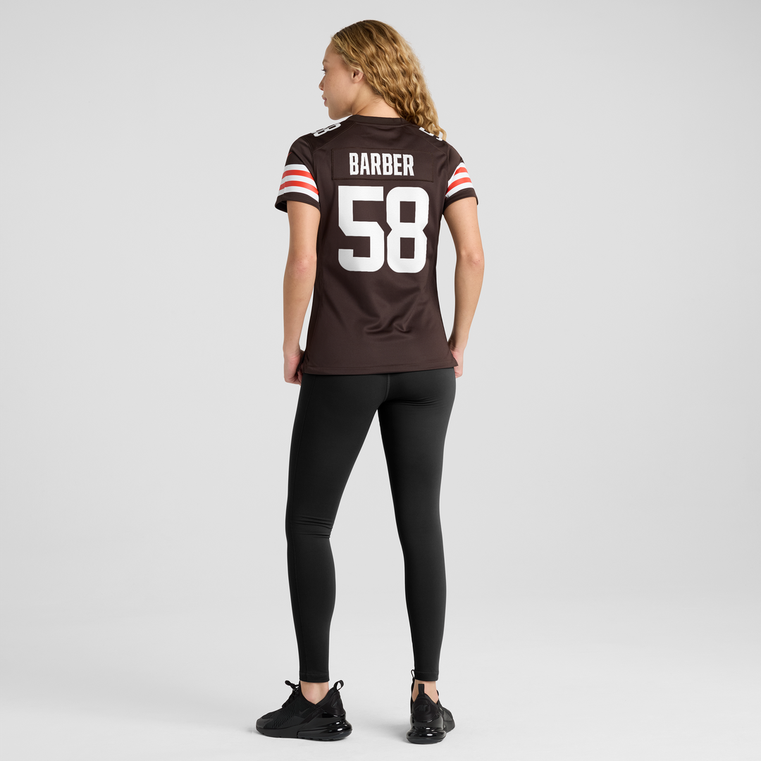 Austin Barber Cleveland Browns Nike Women's Team Game Jersey - Brown