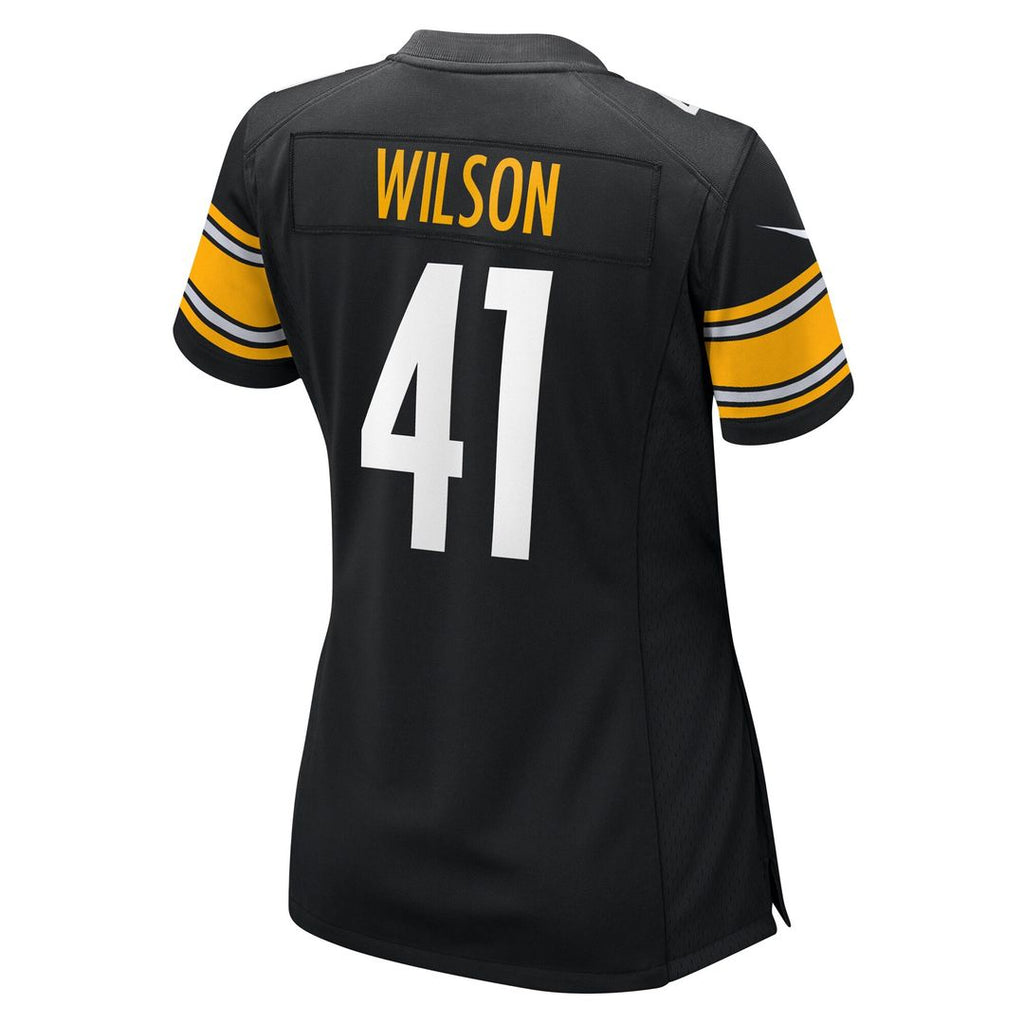 Payton Wilson Pittsburgh Steelers Nike Women's Team Game Official Jersey -  Black