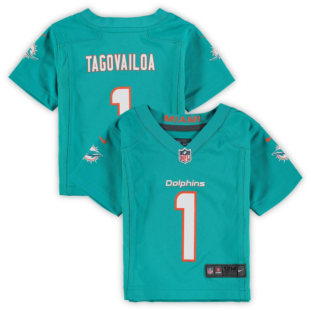 Tua Tagovailoa Miami Dolphins Nike Infant Team  Player Game Official Jersey - Aqua