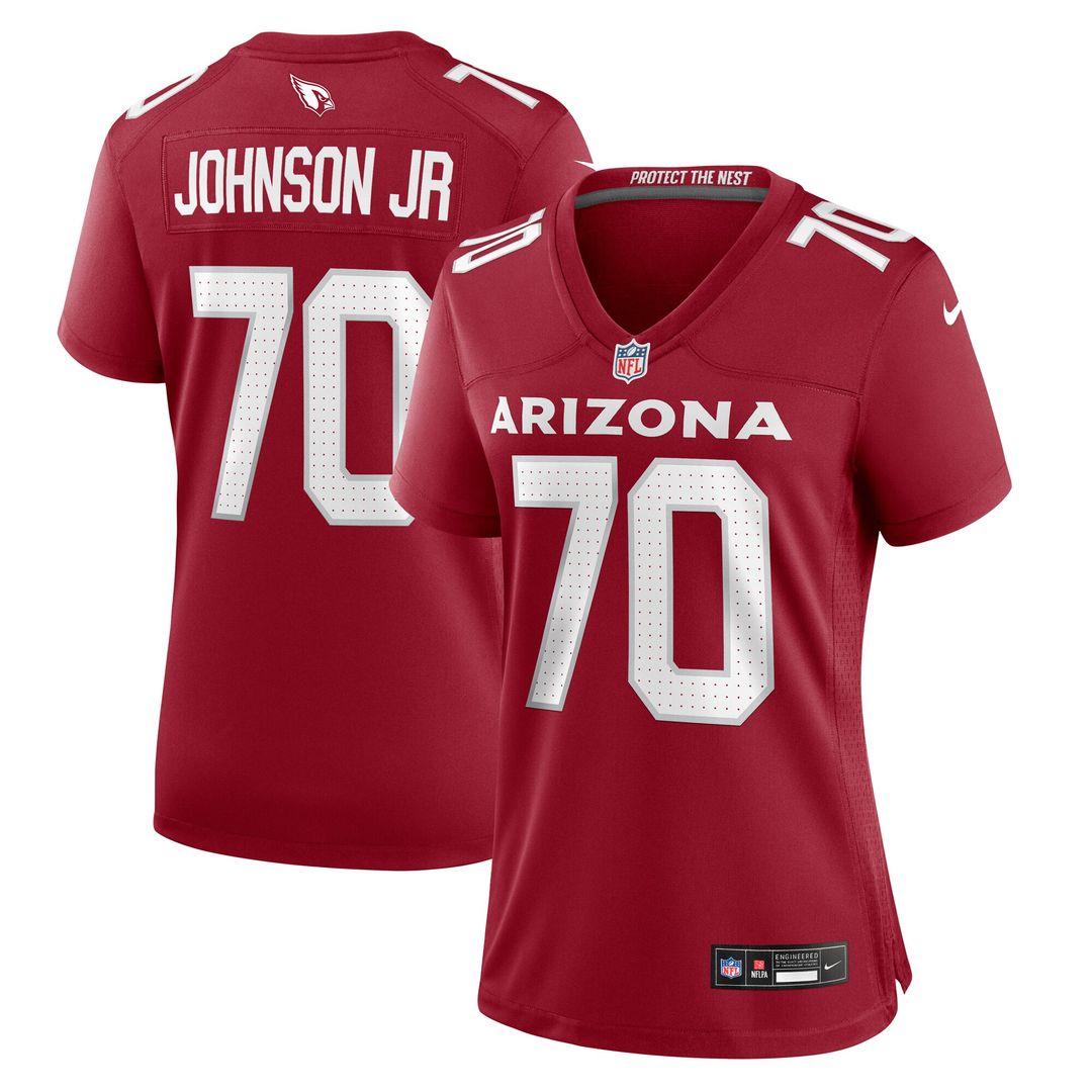 Paris Johnson Jr. Arizona Cardinals Nike Women's  Game Official Jersey -  Cardinal