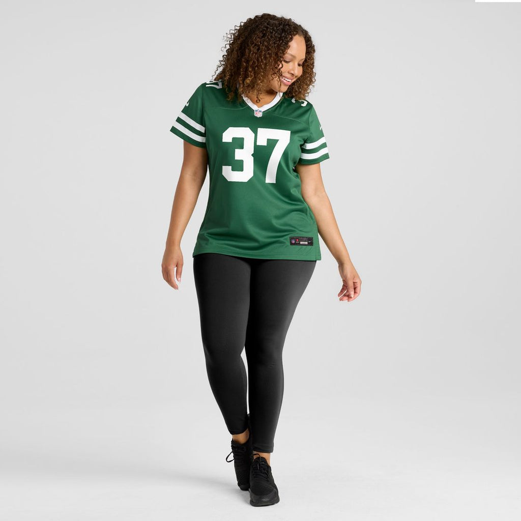 Qwan'tez Stiggers New York Jets Nike Women's Game Official Jersey - Legacy Green