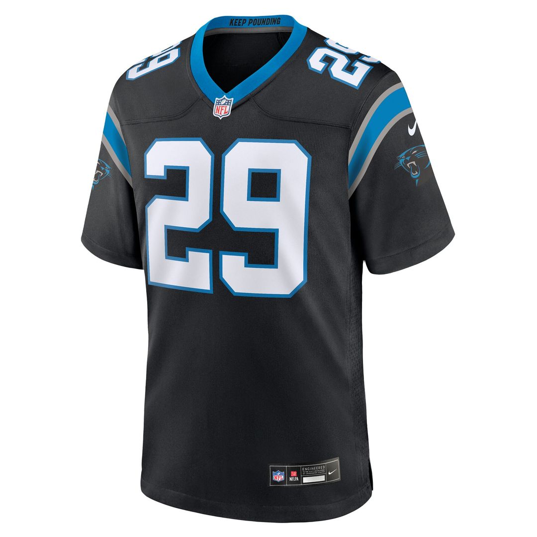 Akayleb Evans Carolina Panthers Nike Team Game Official Jersey -  Black
