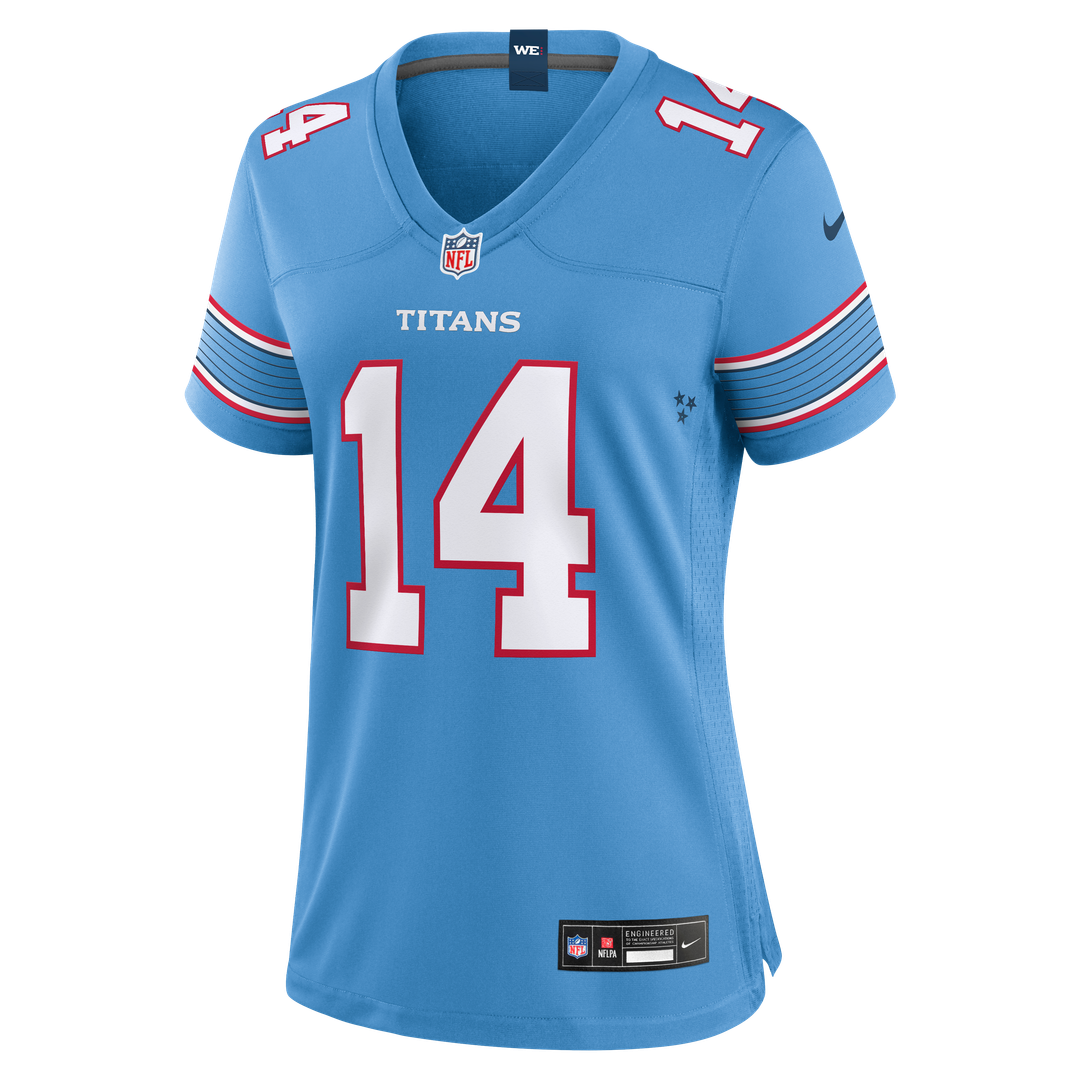 Carnell Tate Tennessee Titans Nike Women's Team Game Official Jersey - Light Blue