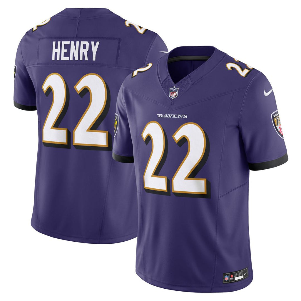 Derrick Henry Baltimore Ravens Nike Vapor F.U.S.E. Limited Official Jersey - Purple