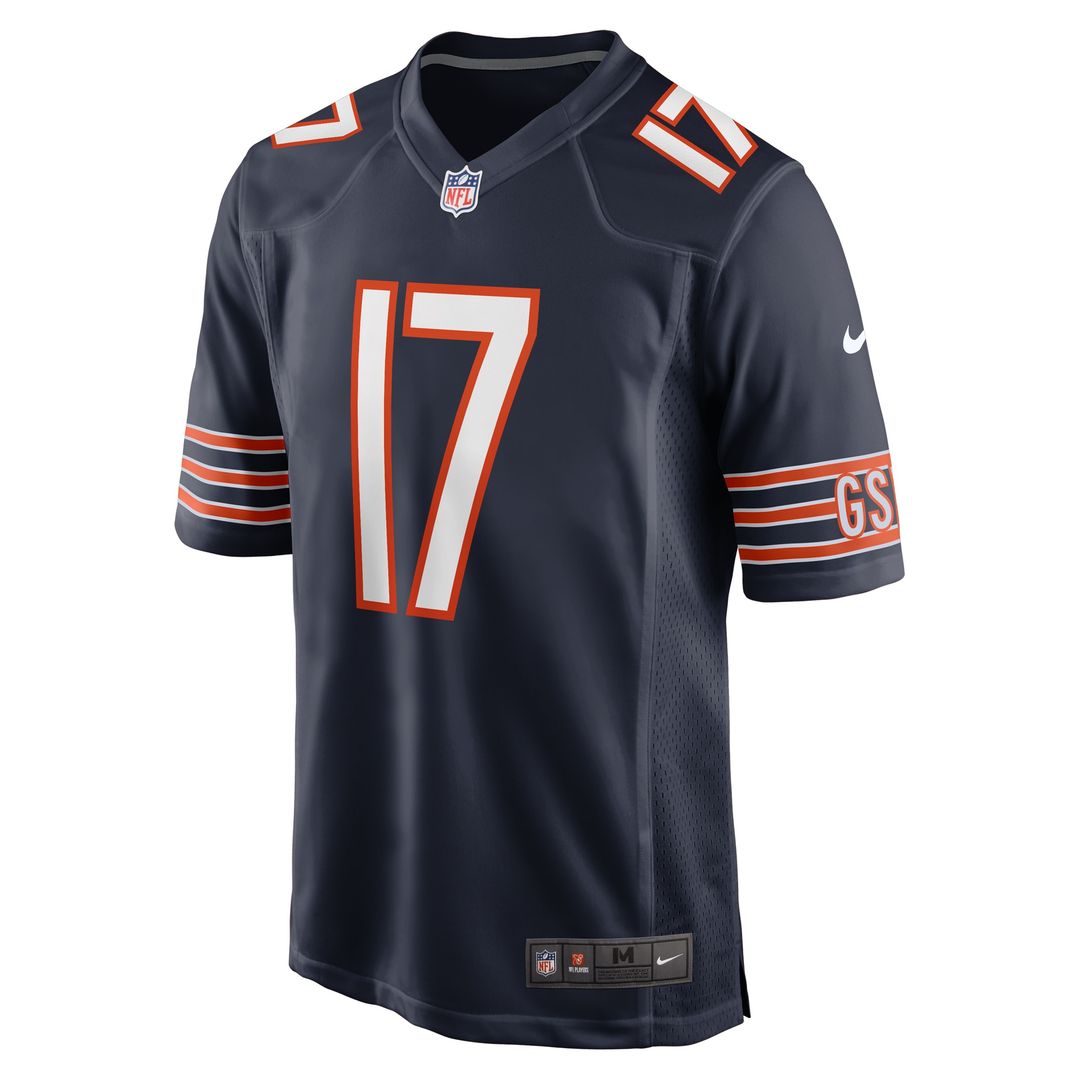 Tyson Bagent Chicago Bears Nike  Game Official Jersey -  Navy