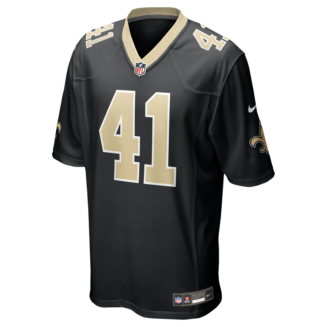 Alvin Kamara New Orleans Saints Nike Game Official Jersey - Black