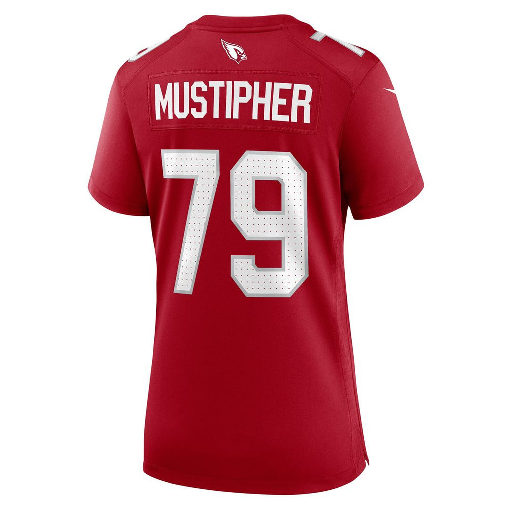 PJ Mustipher Arizona Cardinals Nike Women's Team Game Official Jersey -  Cardinal