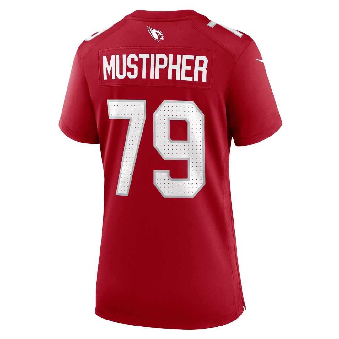 PJ Mustipher Arizona Cardinals Nike Women's Team Game Official Jersey -  Cardinal