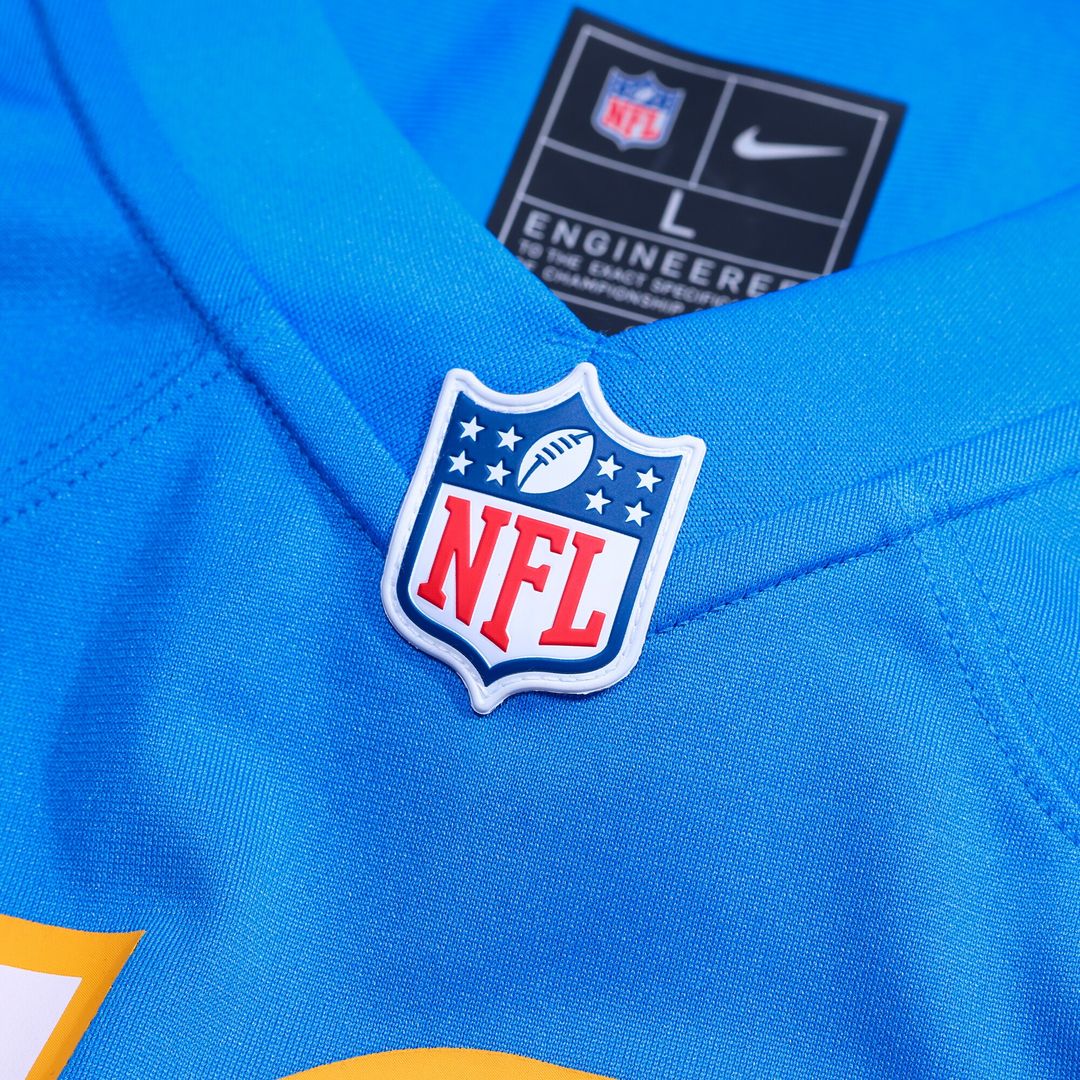 Isas Waxter Los Angeles Chargers Nike Team Game Jersey - Powder Blue