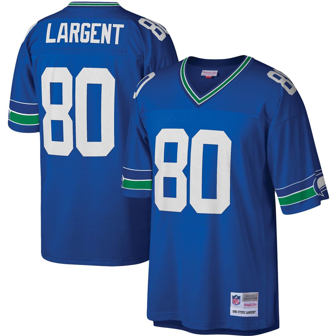 Steve Largent Seattle Seahawks Mitchell & Ness Legacy Replica Official Jersey - White