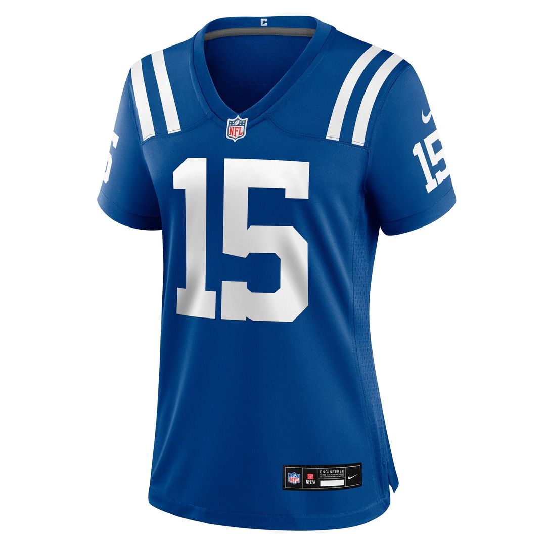 Riley Leonard Indianapolis Colts Nike Women's Team Game Official Jersey -  Royal