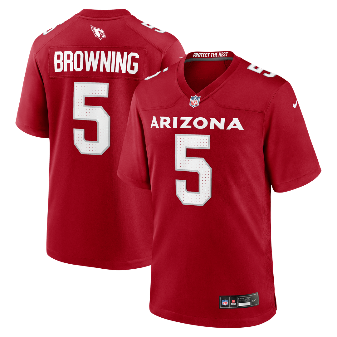 Baron Browning Arizona Cardinals Nike Team Game Official Jersey -  Cardinal
