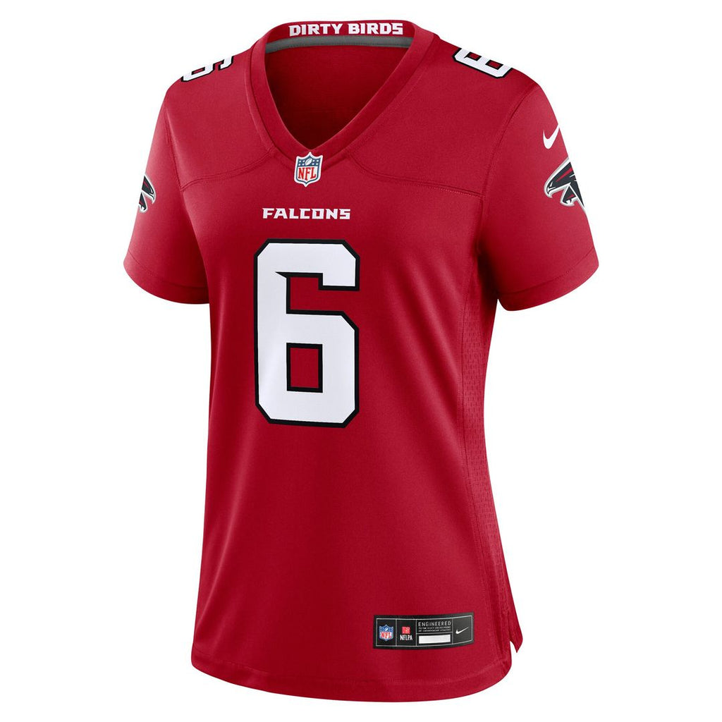 Nick Folk Atlanta Falcons Nike Women's Team Game Official Jersey -  Red