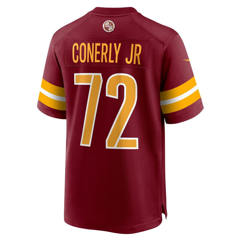 Josh Conerly Jr. Washington Commanders Nike Team Game Official Jersey - Burgundy