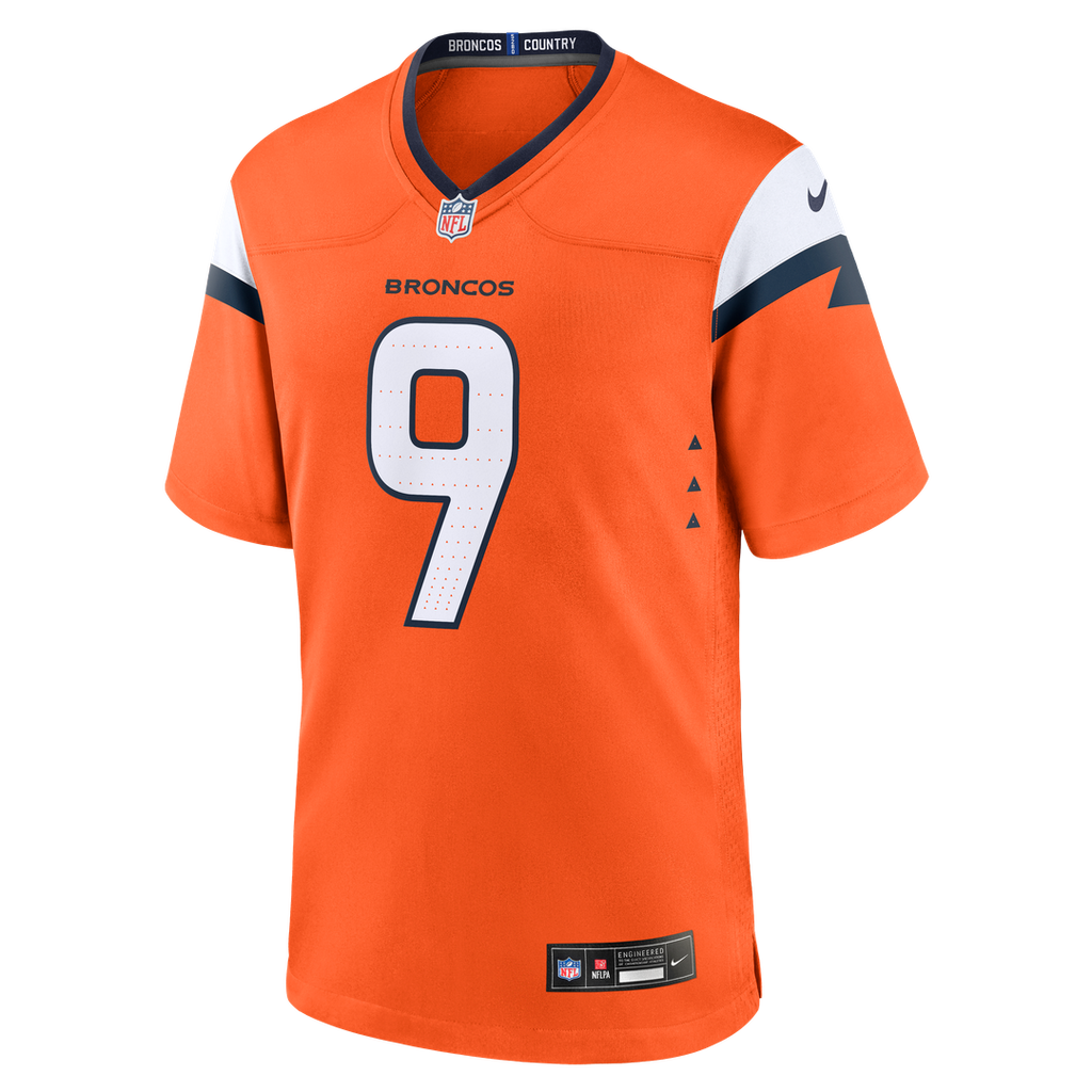 Talanoa Hufanga Denver Broncos Nike Team Game Official Jersey -  Orange
