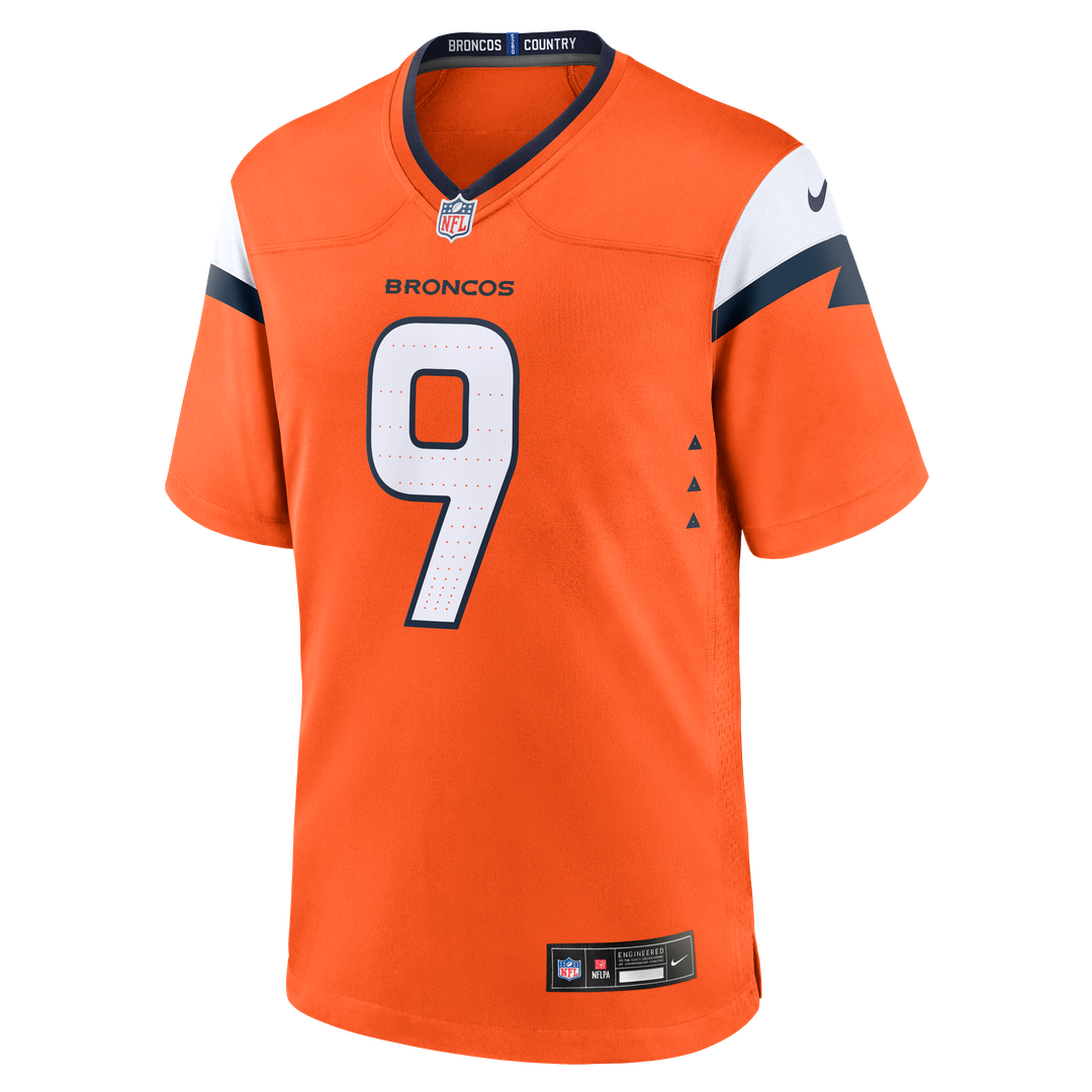 Talanoa Hufanga Denver Broncos Nike Team Game Official Jersey -  Orange