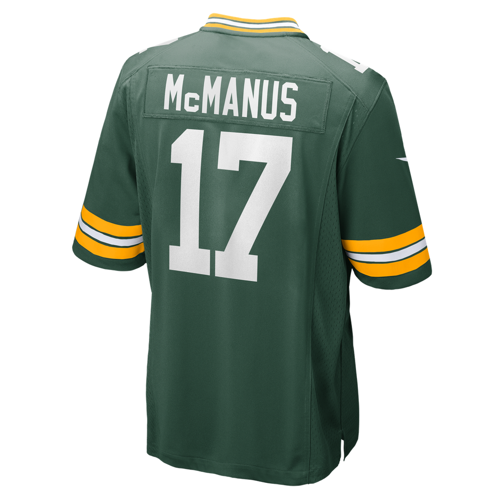 Brandon McManus Green Bay Packers Nike Team Game Official Jersey -  Green