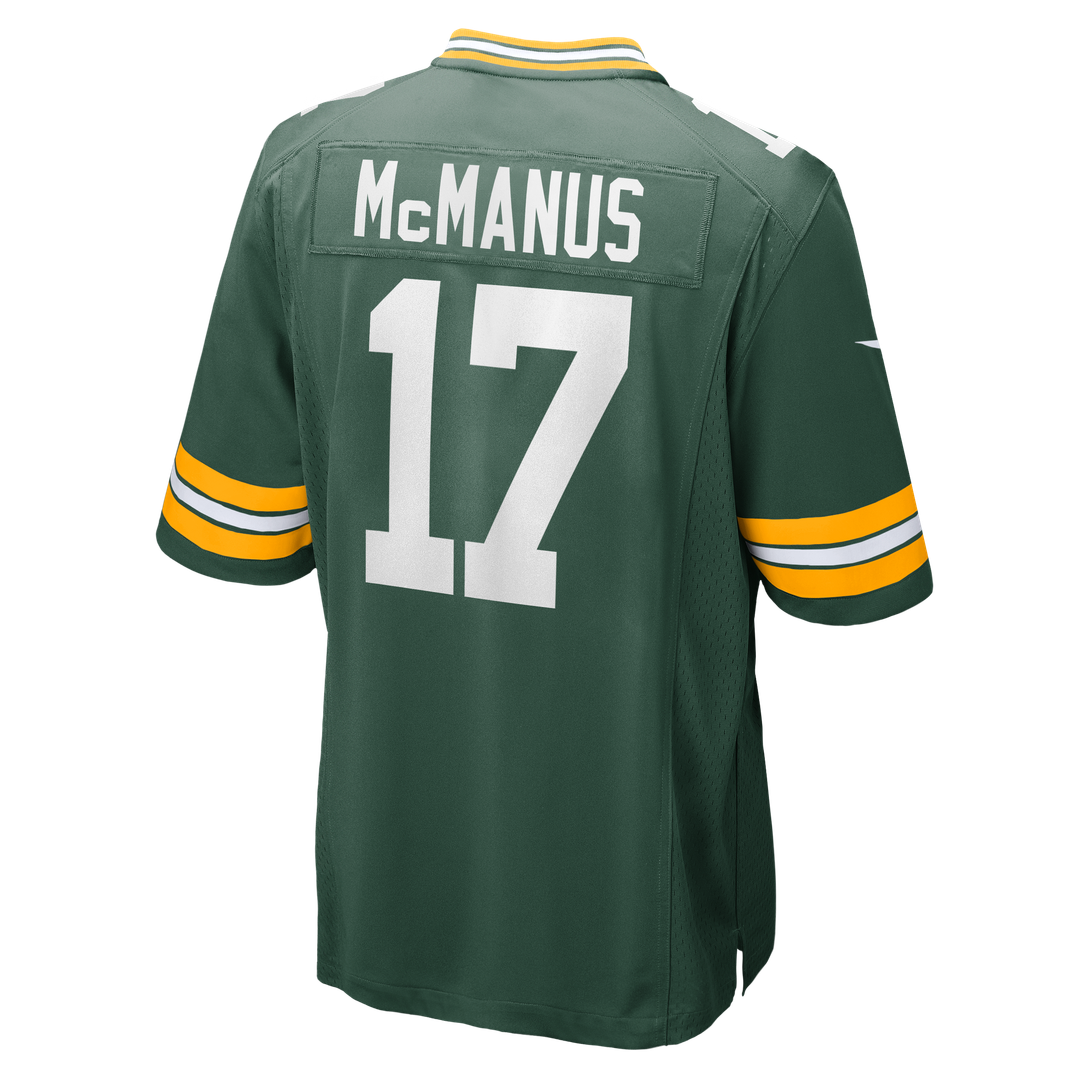 Brandon McManus Green Bay Packers Nike Team Game Official Jersey -  Green