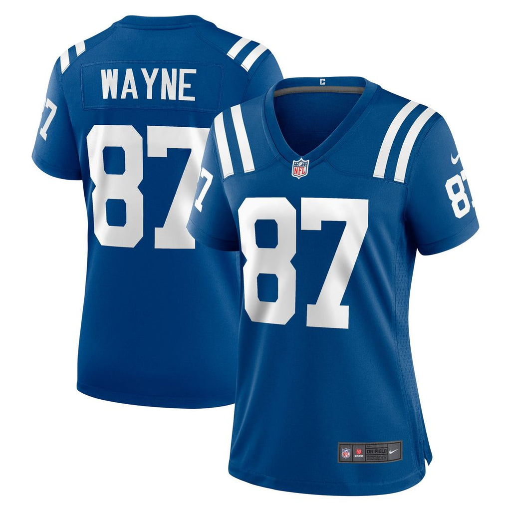 Reggie Wayne Indianapolis Colts Women's Nike Retired Player Game Official Jersey - Royal