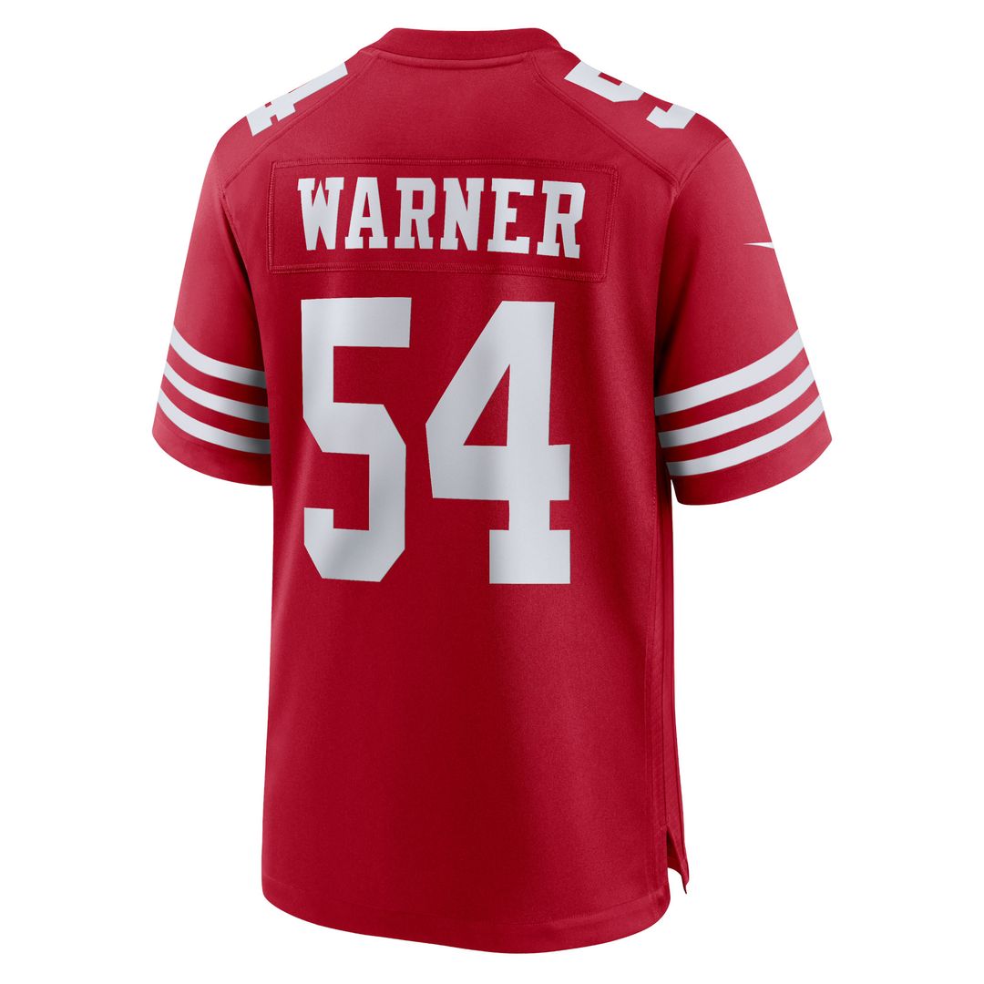 Fred Warner San Francisco 49ers Nike Team Game Player Official Jersey - White