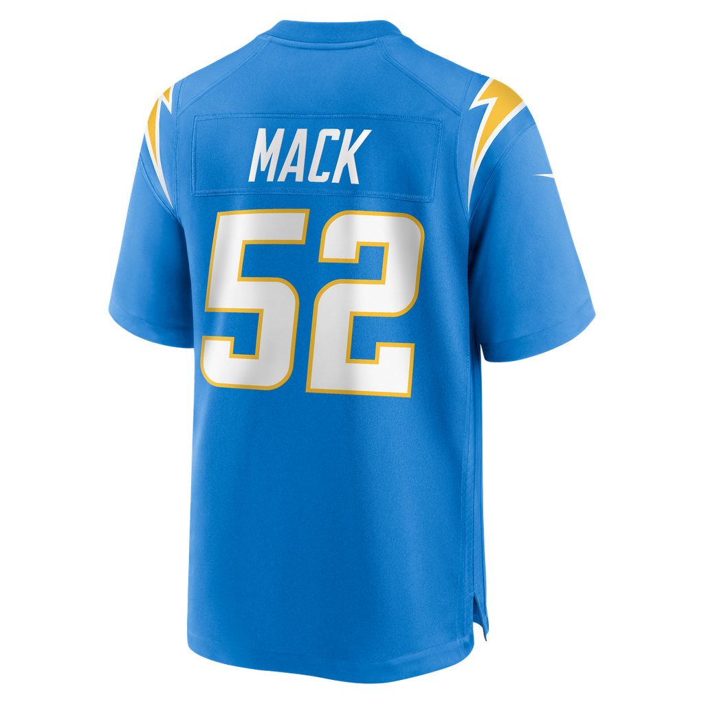 Khalil Mack Los Angeles Chargers Nike Game Official Jersey - Powder Blue