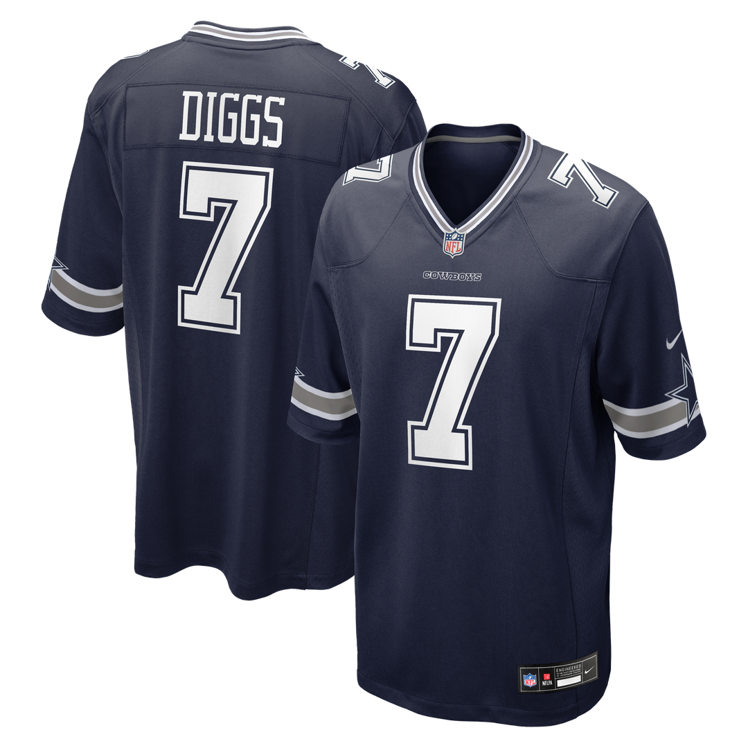 Trevon Diggs Dallas Cowboys Nike Game Official Jersey - Navy