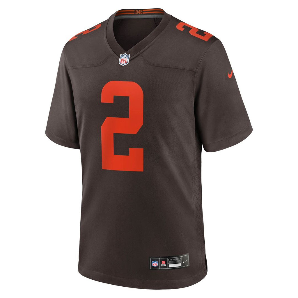 Shedeur Sanders Cleveland Browns Nike Alternate Game Jersey - White