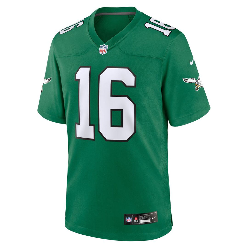 Tanner McKee Philadelphia Eagles Nike Alternate Game Official Jersey - Kelly Green