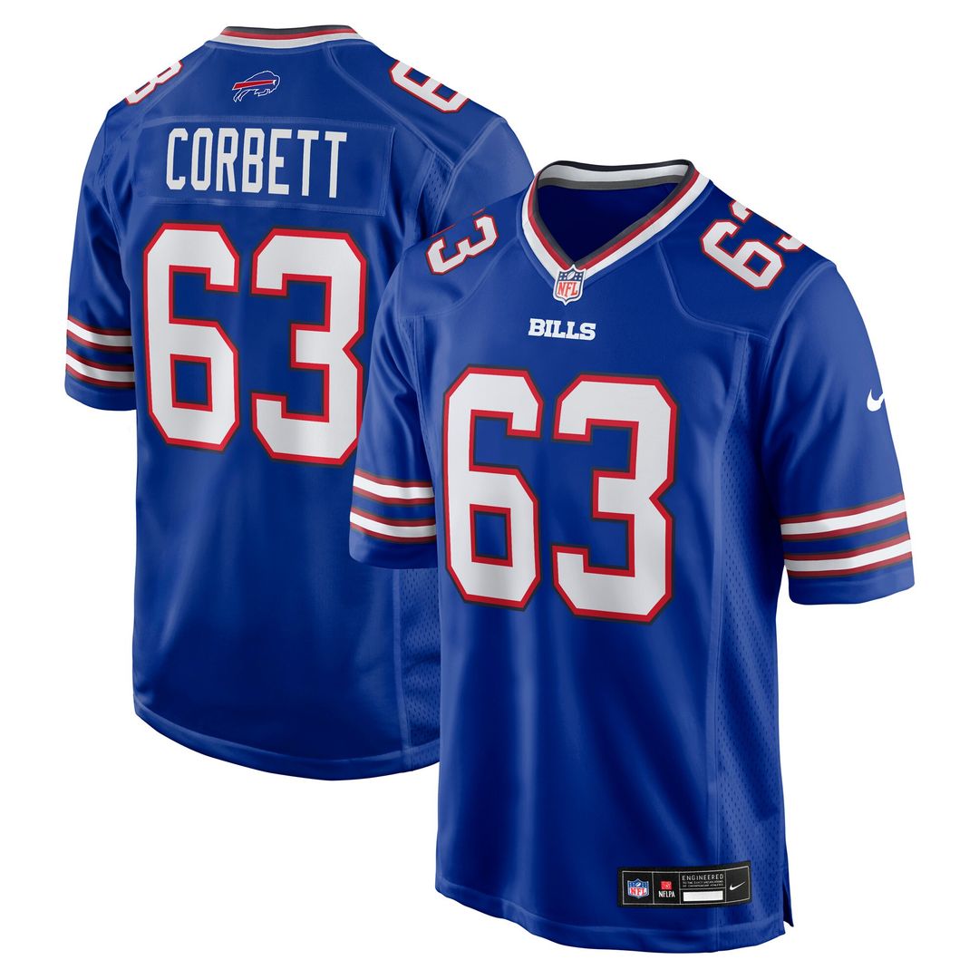 Austin Corbett Buffalo Bills Nike Team Game Jersey - Royal