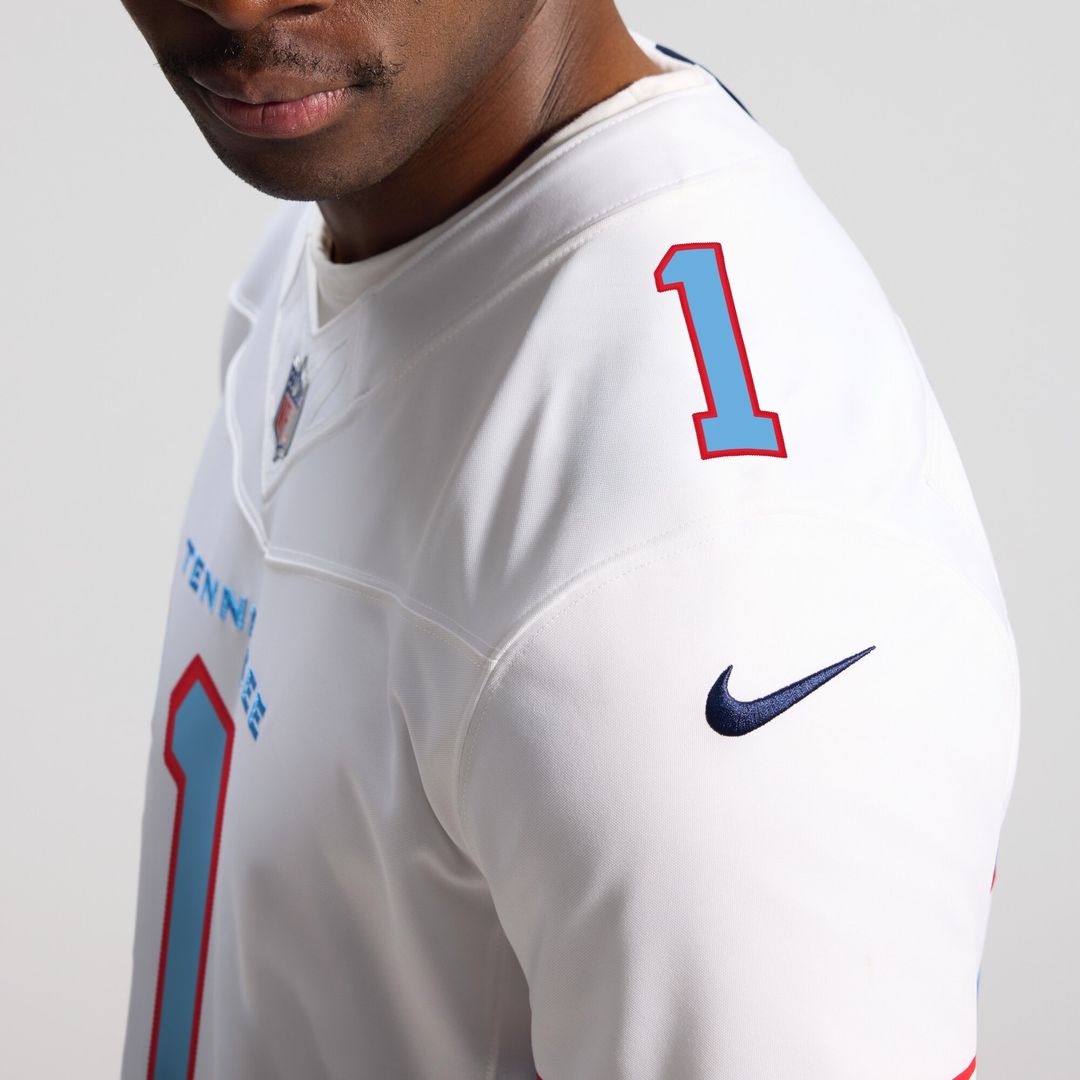Cameron Ward Tennessee Titans Nike Vapor F.U.S.E. Stitched Limited Official Jersey - White
