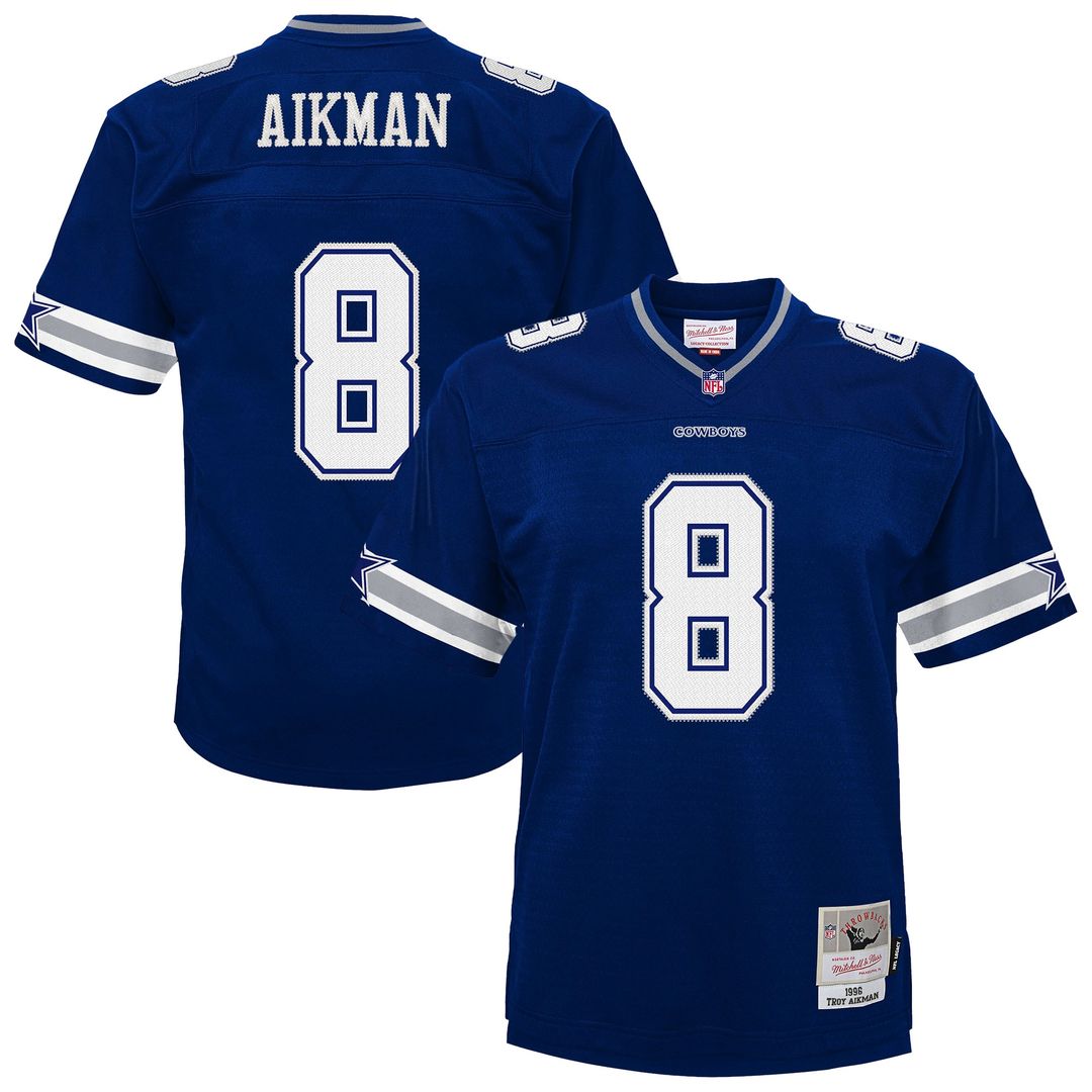 Troy Aikman Dallas Cowboys Mitchell & Ness Toddler 1996 Retired Legacy Official Jersey - Navy