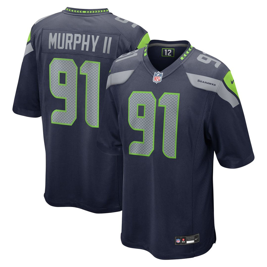 Byron Murphy II Seattle Seahawks Nike  Player Game Official Jersey - College Navy