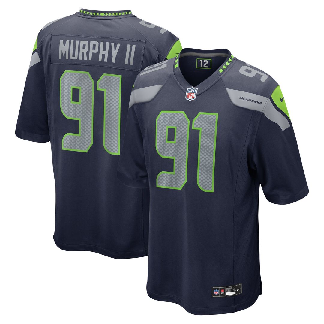 Byron Murphy II Seattle Seahawks Nike  Player Game Official Jersey - College Navy