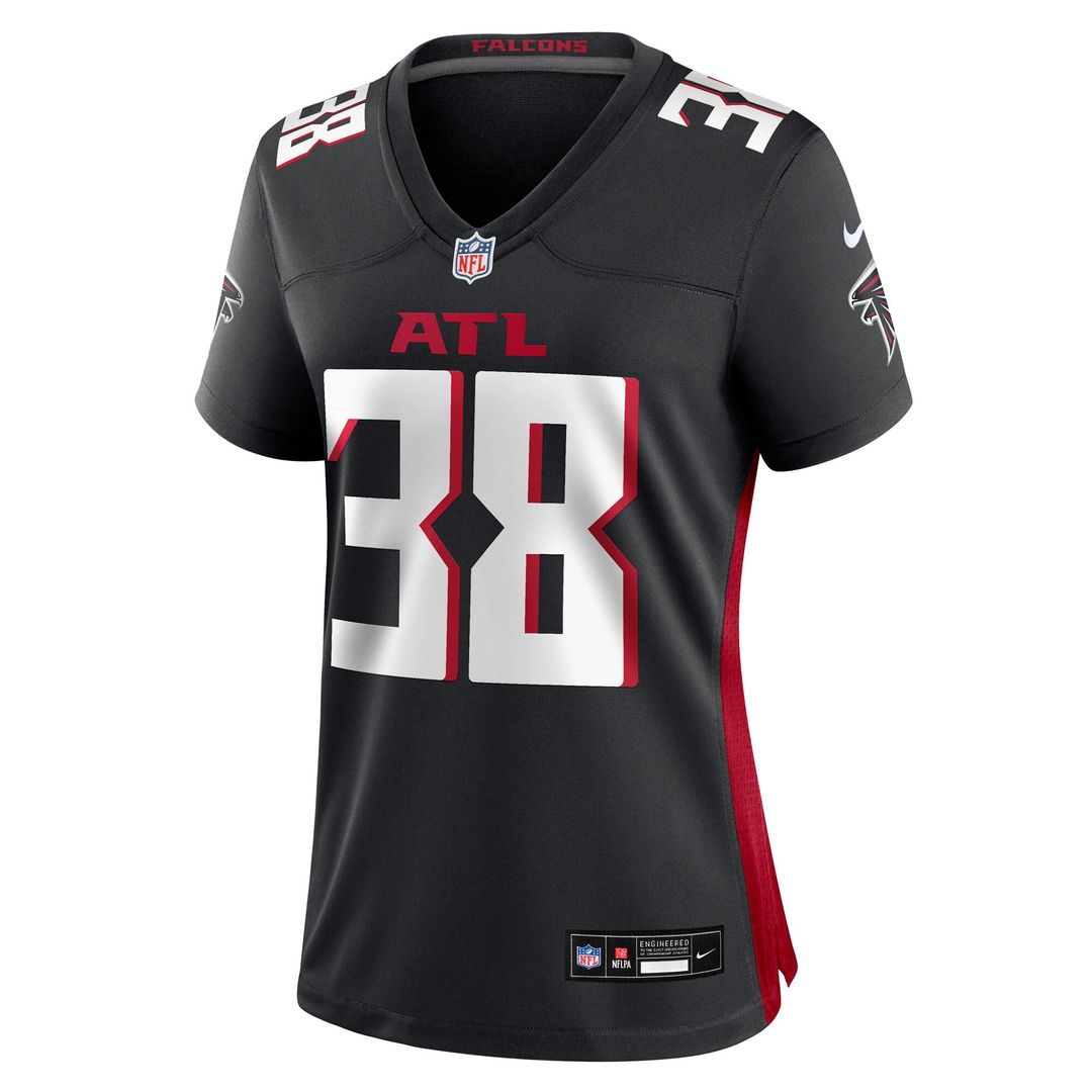 Nathan Carter Atlanta Falcons Nike Women's Team Game Jersey - Black