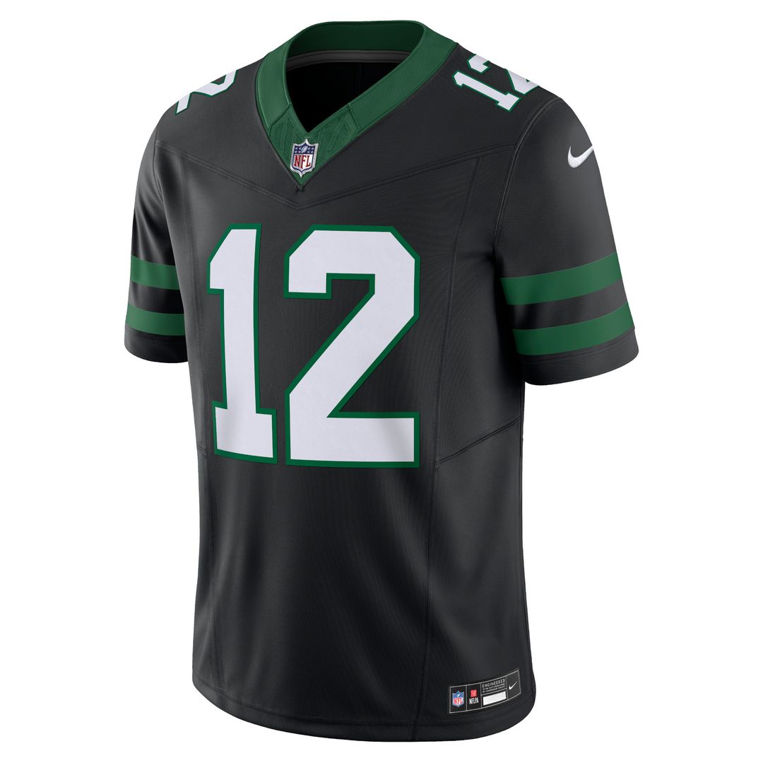 Joe Namath New York Jets Nike Alternate Vapor F.U.S.E. Limited Official Jersey  - Legacy Black