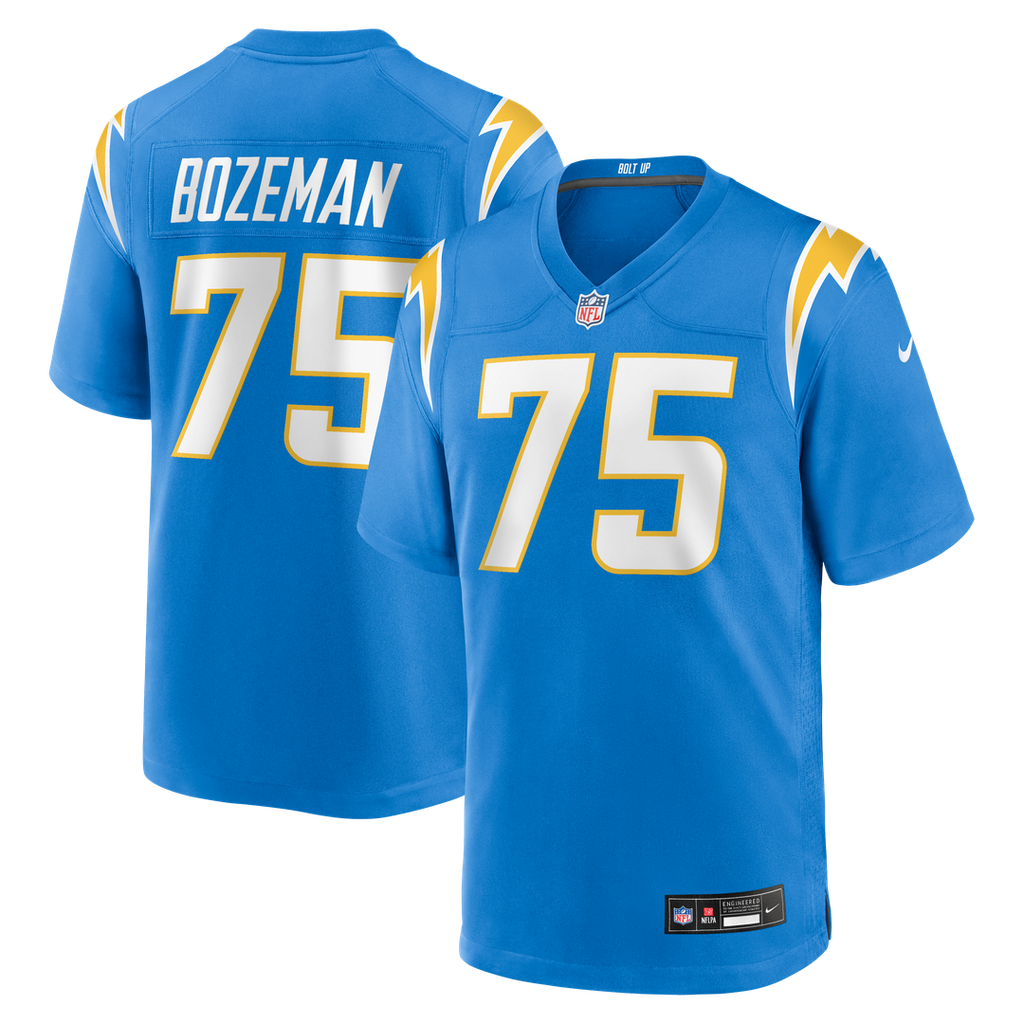 Bradley Bozeman Los Angeles Chargers Nike Game Jersey - Powder Blue