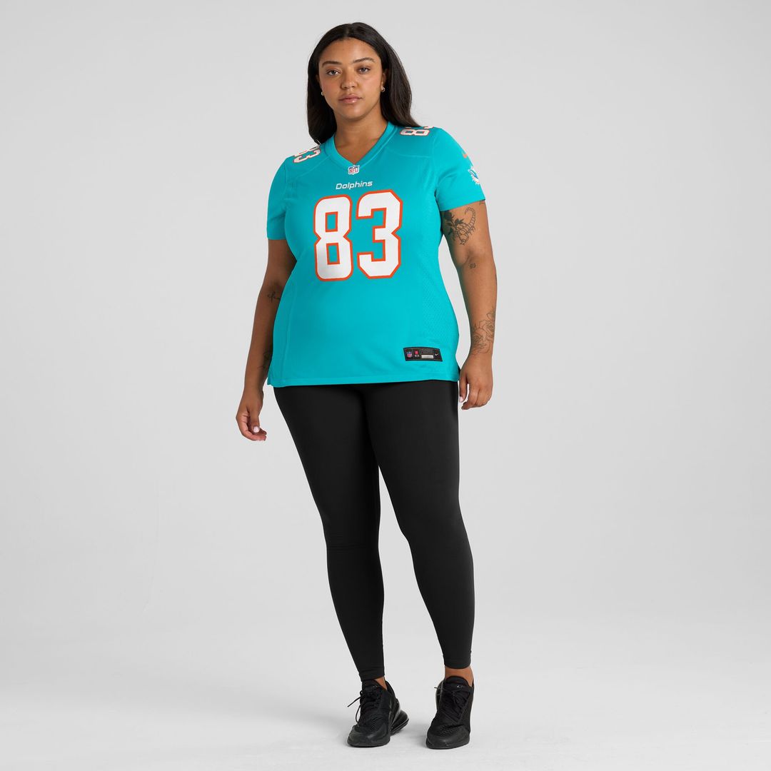 Darren Waller Miami Dolphins Nike Women's Team Game Jersey - Aqua