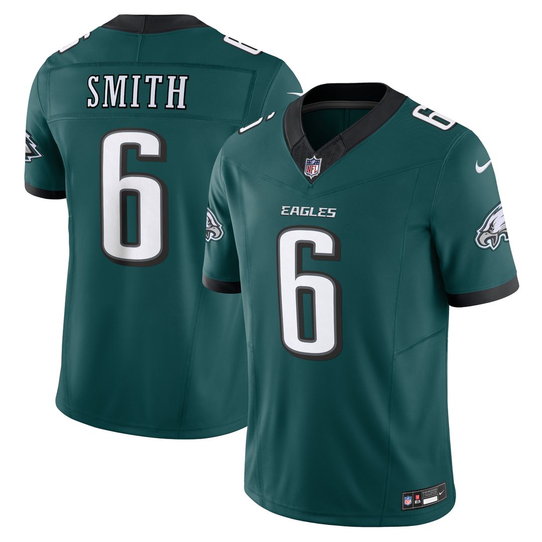 DeVonta Smith Philadelphia Eagles Nike Vapor F.U.S.E. Limited Official Jersey - Midnight Green