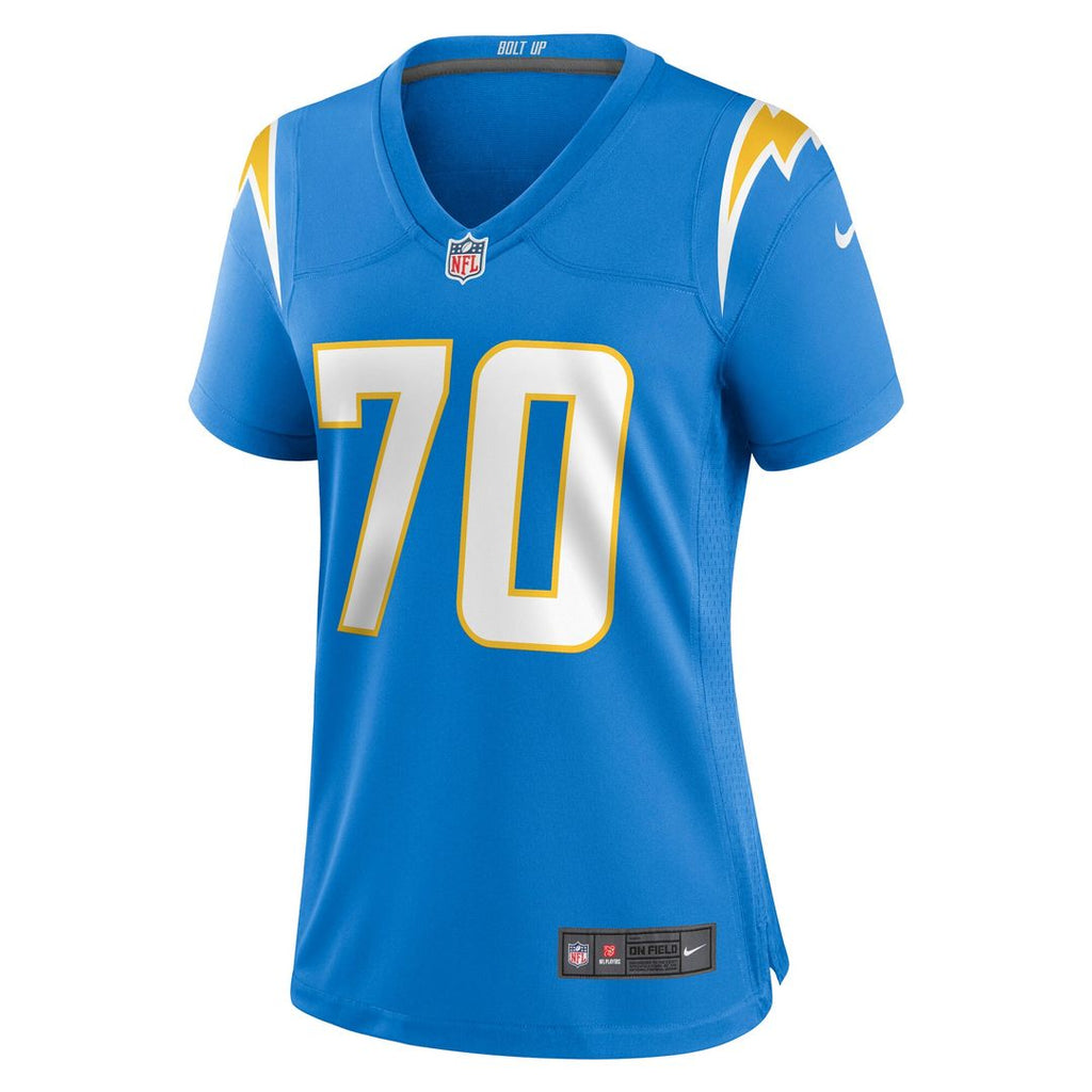 Rashawn Slater Los Angeles Chargers Nike Women's Game Official Jersey - Powder Blue
