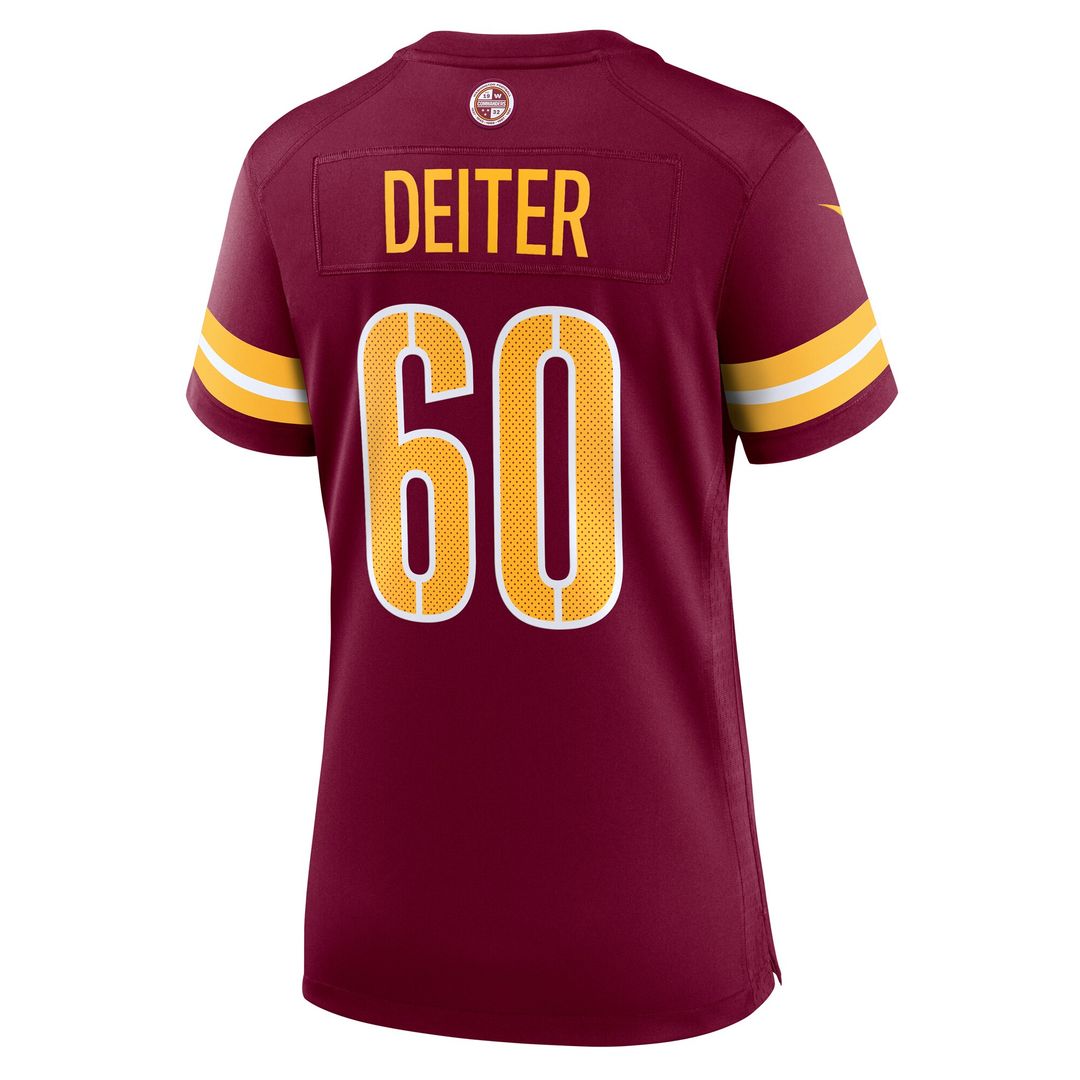 Michael Deiter Washington Commanders Nike Women's Team Game Jersey - Burgundy