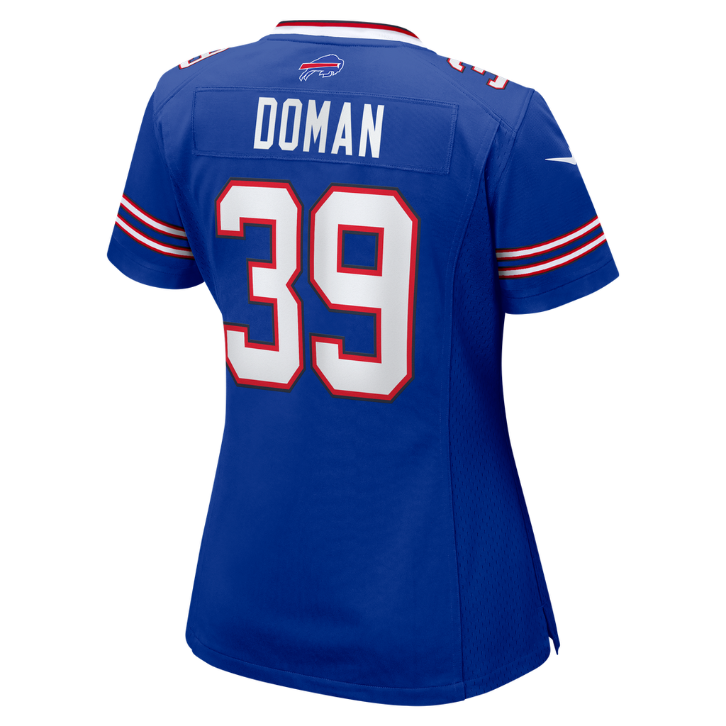 Tommy Doman Buffalo Bills Nike Women's Team Game Official Jersey -  Royal
