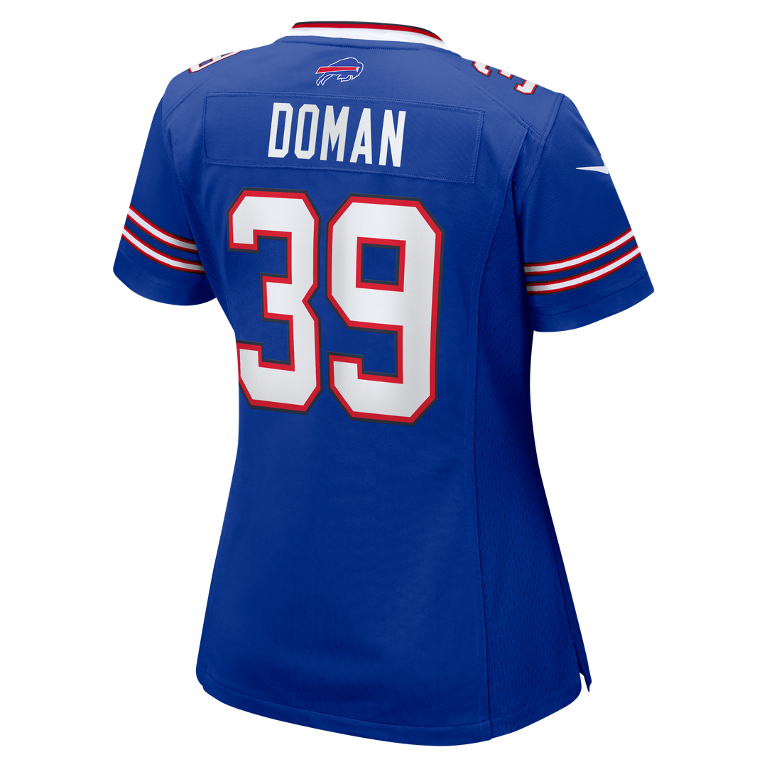Tommy Doman Buffalo Bills Nike Women's Team Game Official Jersey -  Royal