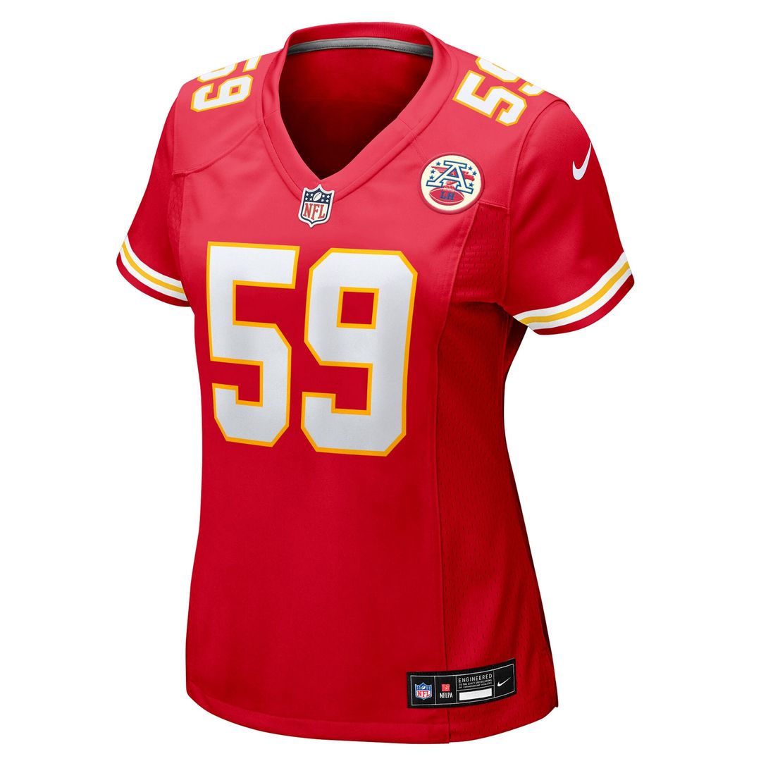 Cooper McDonald Kansas City Chiefs Nike Women's Team Game Jersey - Red